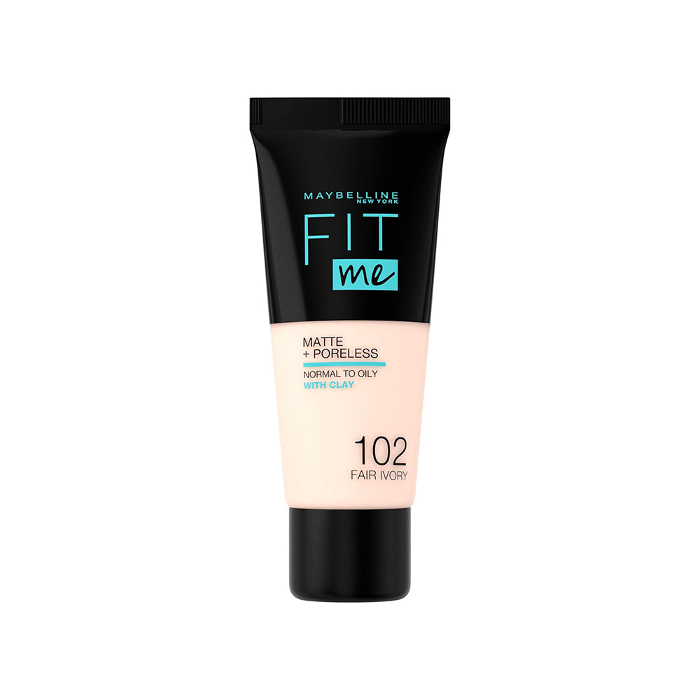 Buy Maybelline Fit Me Matte + Poreless Foundation in 102 Fair Ivory in Pakistan