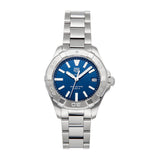 Buy Tag Heuer Aquaracer Blue Dial Silver Steel Strap Watch for Women - WBD1312.BA0740 in Pakistan