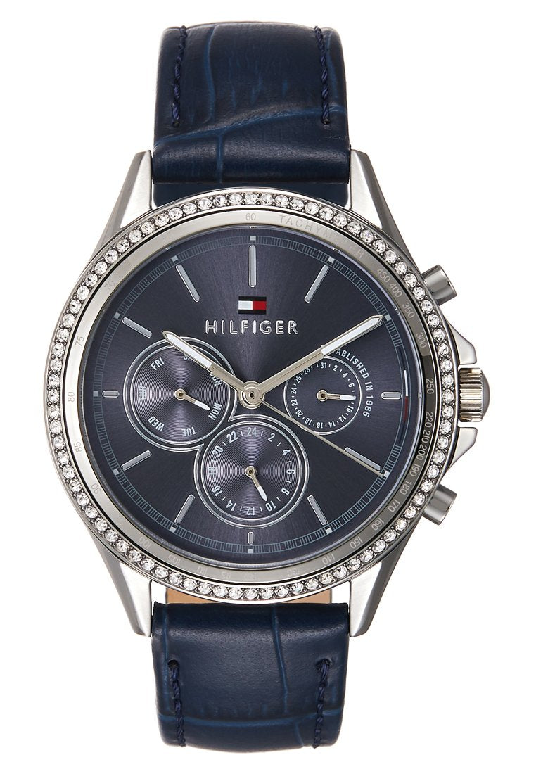 Buy Tommy Hilfiger Ari Blue Dial Blue Leather Strap Watch for Women - 1781979 in Pakistan