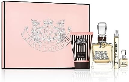 Buy Juicy Couture Women 4 Gift Set( Edp 100ml+ Edp 10ml+Edp 5ml+ Royal Body Cream) in Pakistan