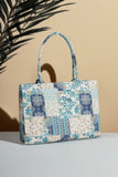 Buy Canvas Tote Bag Blue Blossom in Pakistan