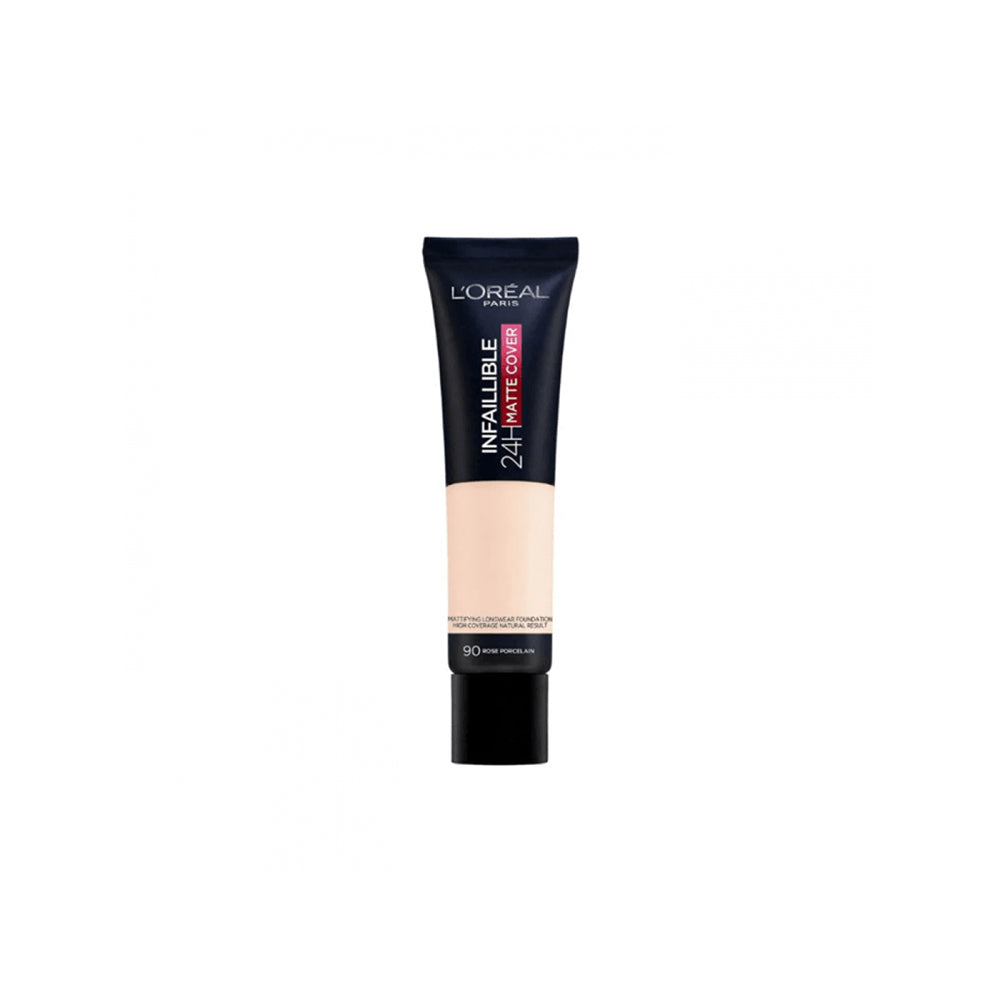 Buy L'Oreal Infallible 24H Matte Foundation - 90 Rose Porcelain in Pakistan