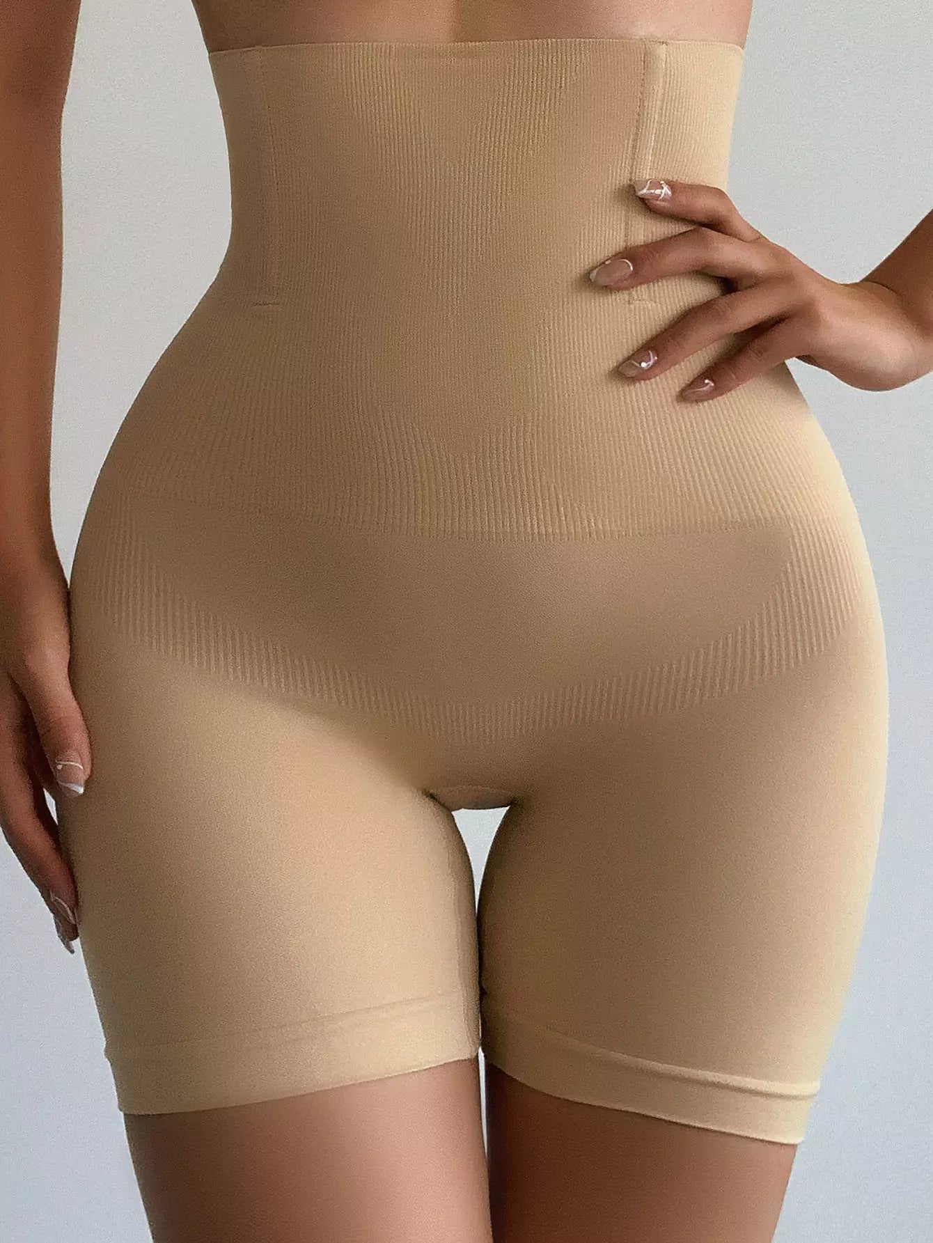 Buy Florea - High Waist Air Flex body shaper - Beige & Black-003 in Pakistan