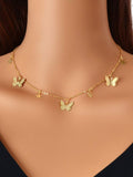 Buy SHEIN Butterfly & Star Pendant Necklace in Pakistan