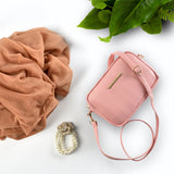 Buy Mini Snakeskin Square Bag - Pink in Pakistan