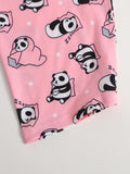 Buy SHEIN Cartoon Panda Print Pyjama Set in Pakistan