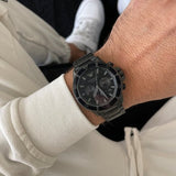 Buy Emporio Armani Diver Black Dial Black Steel Strap Watch for Men - AR11363 in Pakistan