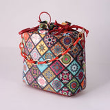 Buy Cosmart Chelsea Potli Bag - Red Multicolor in Pakistan