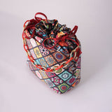 Buy Cosmart Chelsea Potli Bag - Red Multicolor in Pakistan