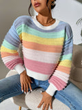 Buy SHEIN Colorblock Drop Shoulder Sweater in Pakistan
