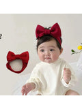 Buy SHEIN Cute Bowknot Soft Baby Headband, Elastic Head Wrap For Infant, Toddler And Kid, Suitable For Party, Festival And Birthday Gifts in Pakistan