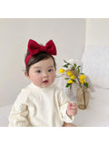 Buy SHEIN Cute Bowknot Soft Baby Headband, Elastic Head Wrap For Infant, Toddler And Kid, Suitable For Party, Festival And Birthday Gifts in Pakistan