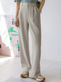 Buy SHEIN Dazy-Less Plicated Detail Wide Leg Trousers in Pakistan