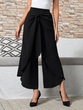 Buy SHEIN EMERY ROSE Tie Front Wide Leg Pants in Pakistan