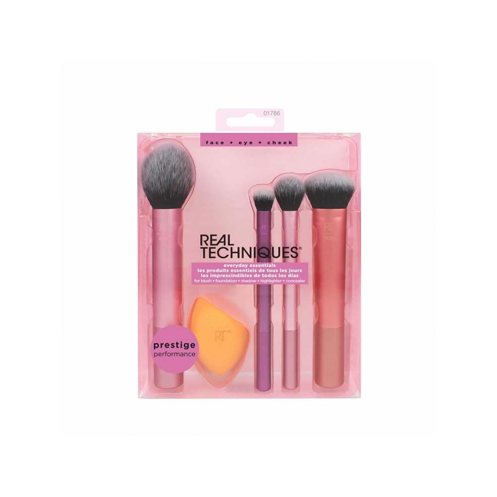 Buy Real Techniques Everyday Essentials Makeup Brush Complete Face Set in Pakistan