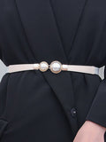 Buy SHEIN Faux Pearl Decor Belt in Pakistan