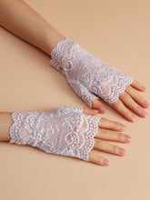 Buy SHEIN Floral Embroidered Fingerless Gloves in Pakistan