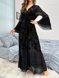 Buy SHEIN Floral Mesh Belted Robe in Pakistan