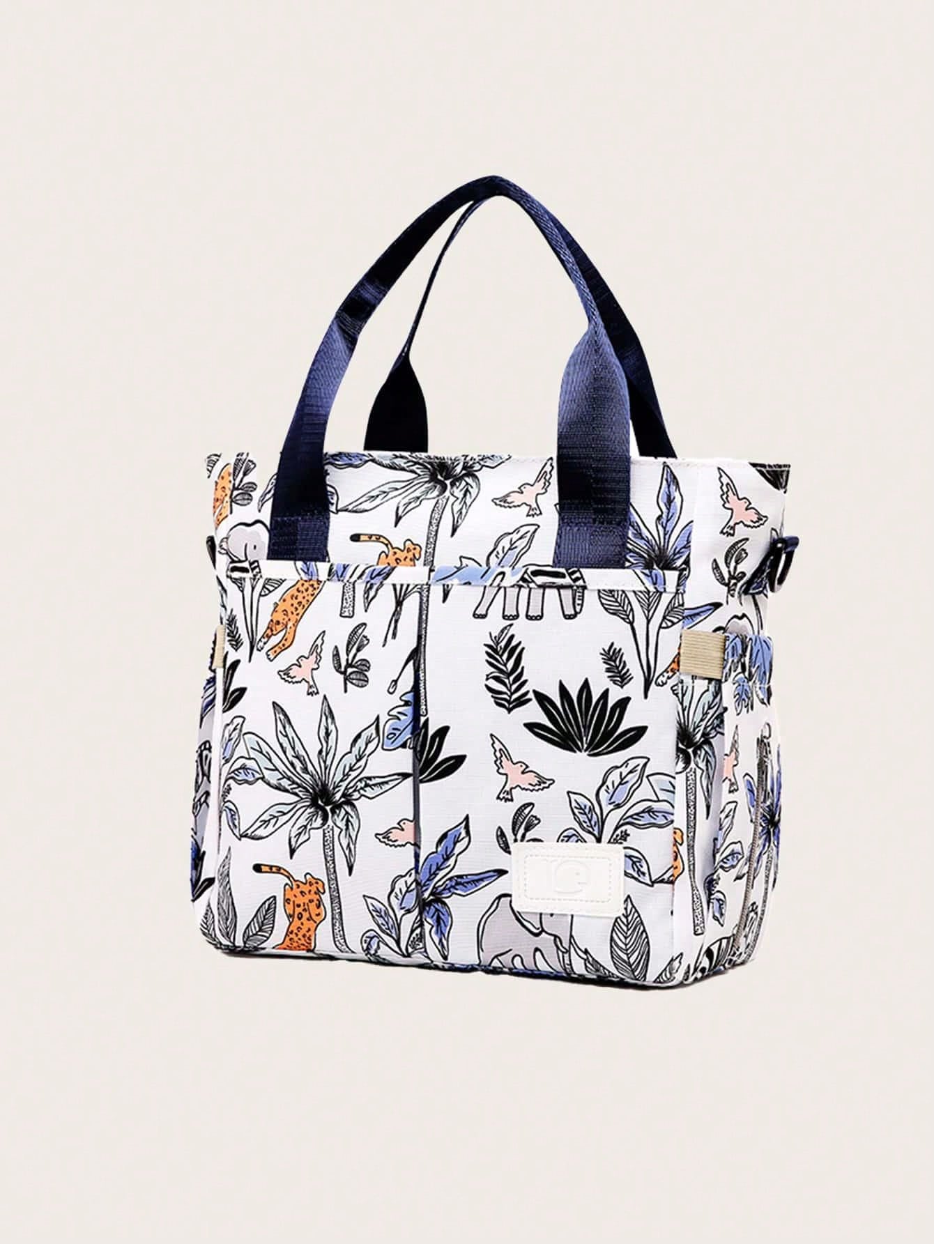 Buy SHEIN Floral Pattern Diaper Bag in Pakistan
