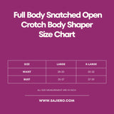 Buy Full Body Snatched Open Crotch Body Shaper in Pakistan