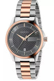 Buy Gucci Unisex Swiss Made Quartz Stainless Steel Grey Dial 38mm Watch YA126446 in Pakistan