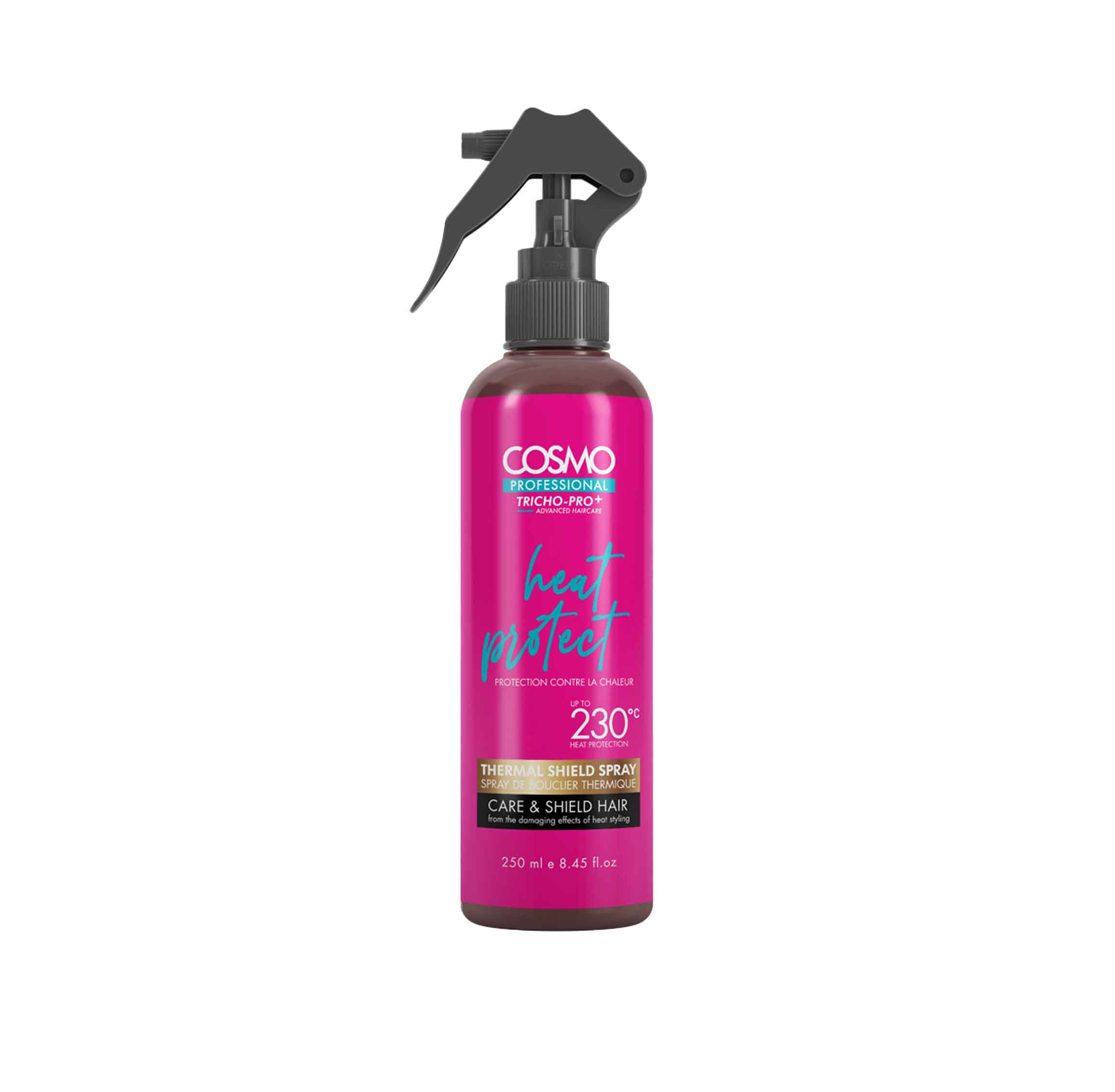 Buy Cosmo Professional Heat Protect Thermal Shield Spray Care & Shields Hair 250ml in Pakistan