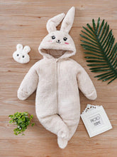 Buy SHEIN Long Sleeve Cute Cartoon Animal Embroidery Bag Hand Foot One-Piece Pants For Autumn And Winter in Pakistan