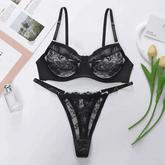Buy Bra Set - Noir Fleur in Pakistan