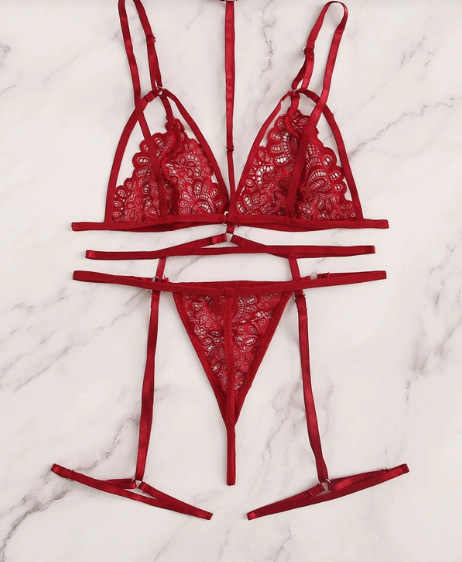 Buy Florea Lace Garter Set 16121 - Free Size in Pakistan