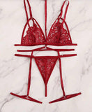 Buy Florea Lace Garter Set 16121 - Free Size in Pakistan