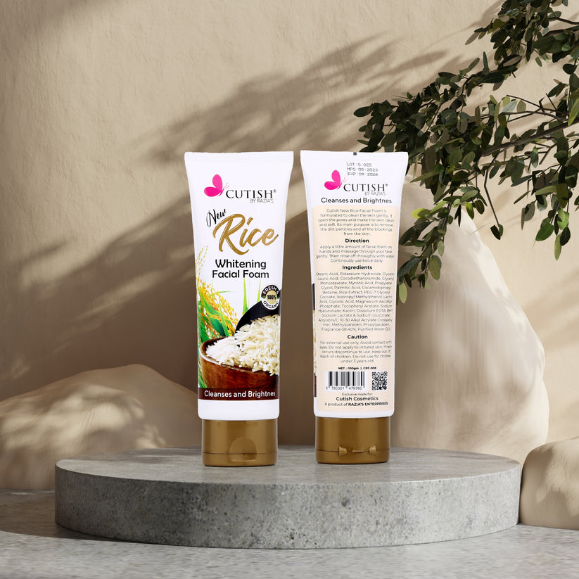 Buy Cutish Rice Whitening Facial Foam in Pakistan