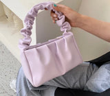 Buy Orb & Gravel Leather Cloud Tote Bag - Purple in Pakistan