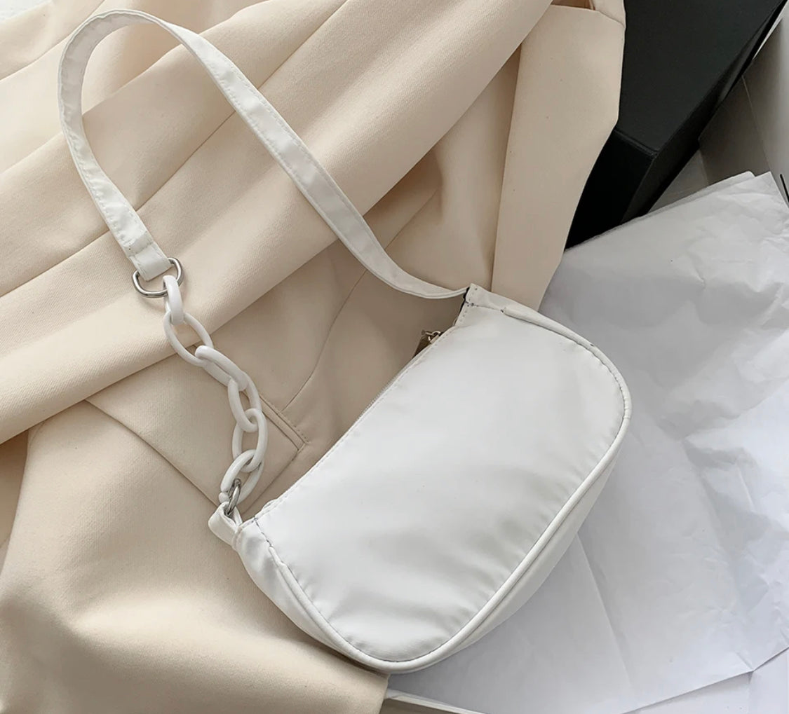 Buy Orb & Gravel Summer Essential Chain Edition Bag - White in Pakistan