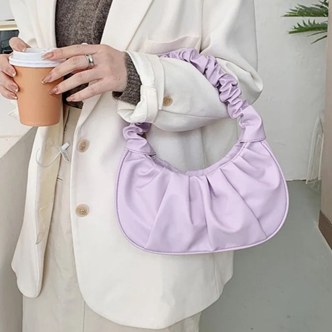 Buy Orb & Gravel Cloud Summer Baguette Lilac Bag in Pakistan