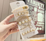 Buy Orb & Gravel Pearls Luxury Statement Hair Pin Set in Pakistan