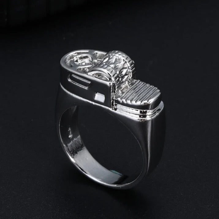 Buy Orb & Gravel Lighter Silver Ring in Pakistan