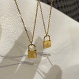 Buy Orb & Gravel H Lock Gold Plated Necklace in Pakistan