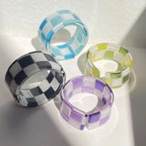Buy Orb & Gravel 4 Pcs Colorful Aclyric Ringset in Pakistan