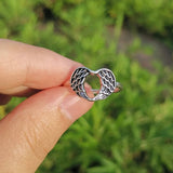Buy Orb & Gravel Unisex Stainless Steel Ring - Wings in Pakistan