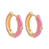 Buy Orb & Gravel Pink Gem Hoop in Pakistan