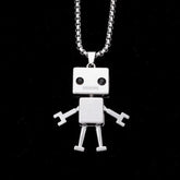 Buy Orb & Gravel Trendy Robot Chain Silver in Pakistan