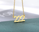 Buy Orb & Gravel 222 Gold Stainless Steel Necklace in Pakistan