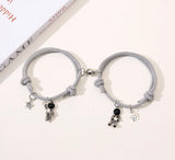Buy Orb & Gravel Astronaut Star Couple Bracelet Set in Pakistan