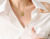 Buy Orb & Gravel La Force Tarot Card Necklace in Pakistan