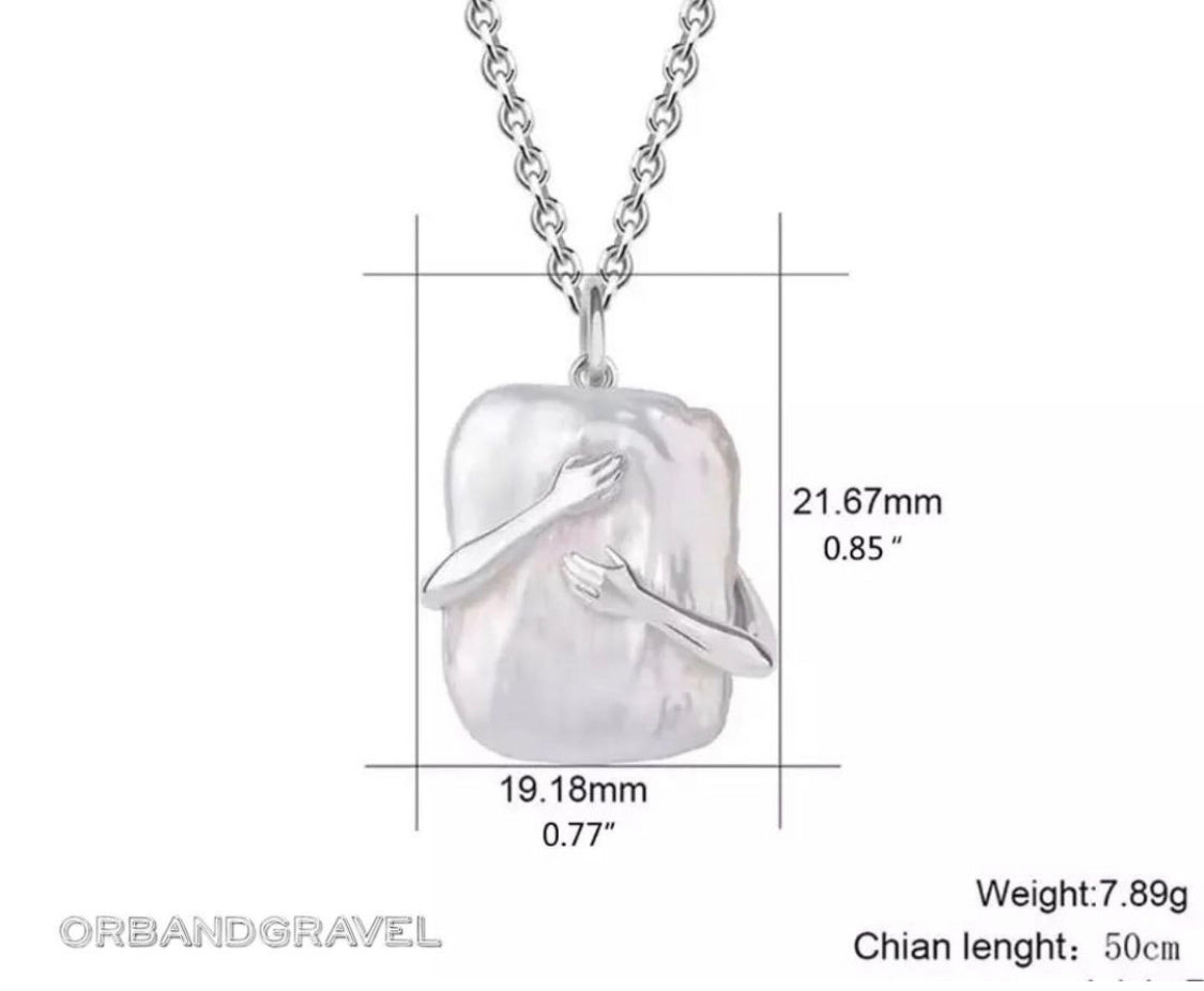 Buy Orb & Gravel Silver Pearl Hug Edition Chain in Pakistan