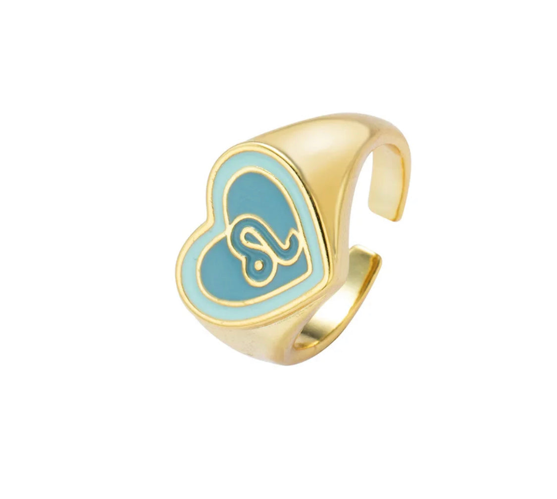 Buy Orb & Gravel Leo Gold Thick Ring in Pakistan