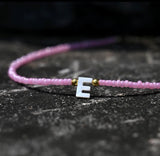 Buy Orb & Gravel Boho Pink Beads E Necklace in Pakistan