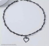 Buy Orb & Gravel Punk Unisex Barbwire Chain Black in Pakistan