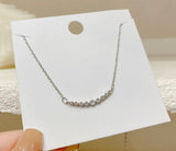 Buy Orb & Gravel Stardust Charm Necklace Silver in Pakistan