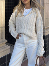 Buy SHEIN INAWLY Women's Solid Color Hooded Casual Long Sleeve Pullover Sweater in Pakistan